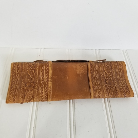 Vintage Office Leather Parchment Paper Holder Poshmark